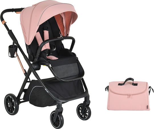 Moni Bingo Verstellbar Kinderwagen Geeignet für Neugeborene Pink Icing