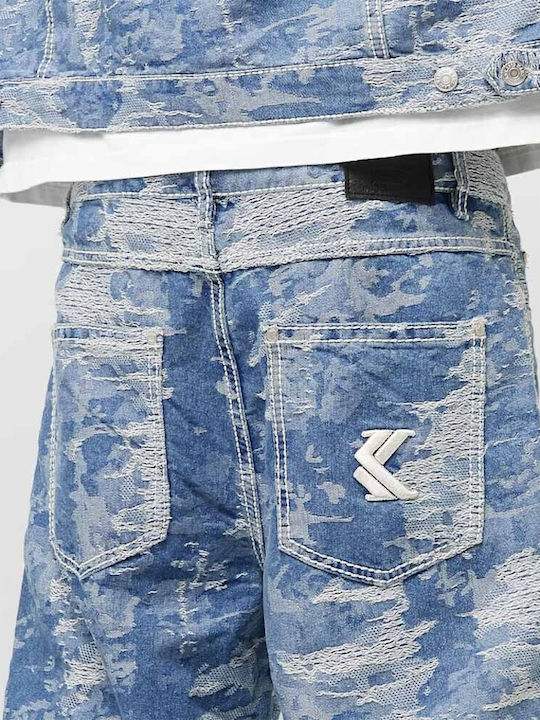 Men's Jeans Pants with Loose Fit Blue