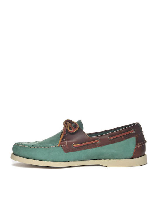 Sebago Docksides Portland Men's Moccasins Green