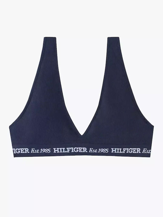 Triangle Bikini Top Navy Blue