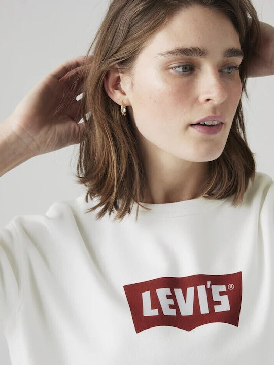 Graphic Women's Sweatshirt White