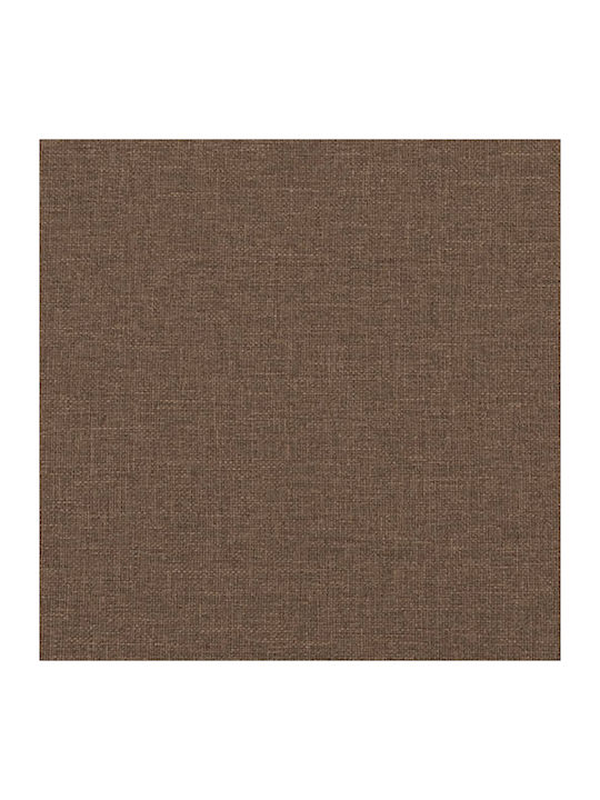 Living Room Furniture Set 3-Seater & 2-Seater & Stool Brown