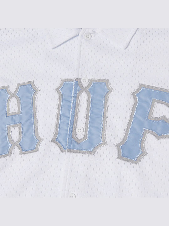 Arch Mesh Button Up Κοντομάνικο Πουκάμισο White