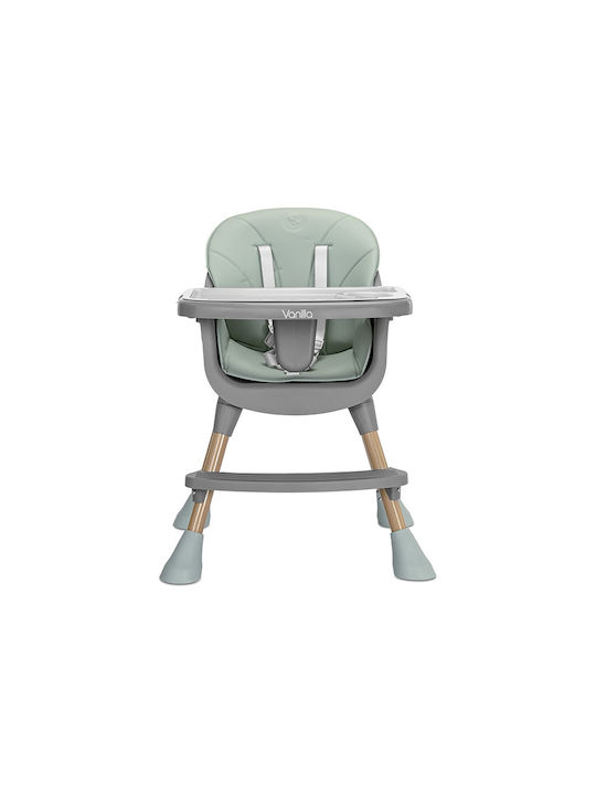 Lorelli Vanilla Highchair 3 in 1 with Adjustable Height Green