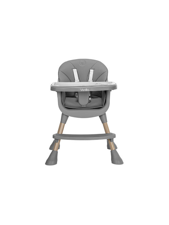 Lorelli Vanilla Highchair 3 in 1 with Adjustable Height Grey