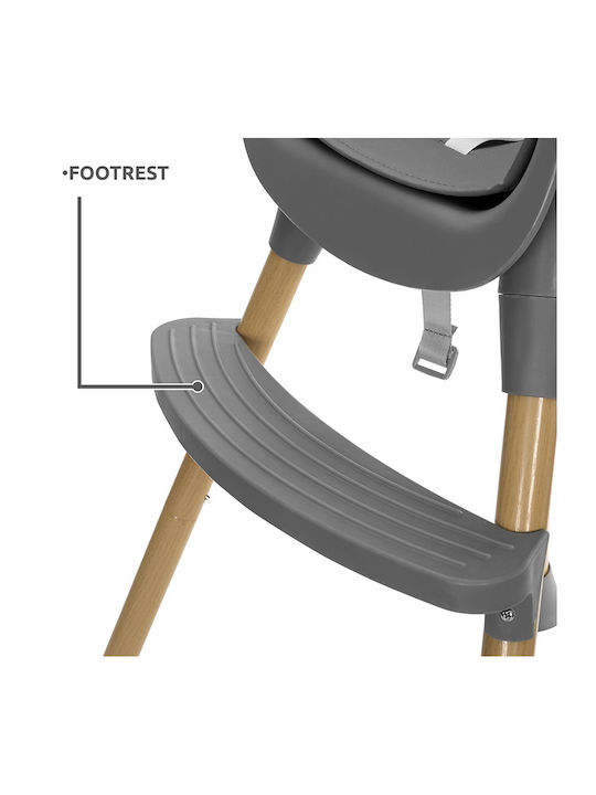 Lorelli Vanilla Highchair 3 in 1 with Adjustable Height Grey