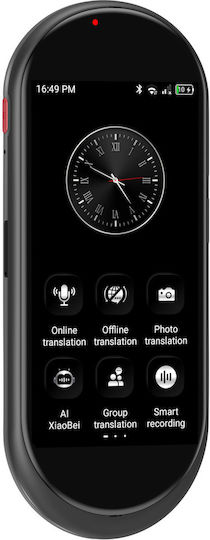 Translator Ai Maxcom Mtalk Mt100 Wi-fi 4g Sim 4.1 Inch Display 1500 Mah Up To 6 Hours Battery Life Black