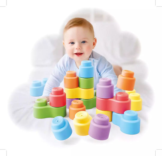 Quercetti Momy Soft Building Blocks For 6+ Months 32 Pieces