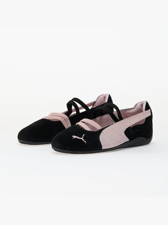Women's Ballerina Shoes Black/Mauve Mist