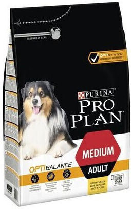Pro Plan OptiBalance 3kg Hrană Uscată pentru Câini Adulţi de Rase Mici & Medii cu Pui, Carne, Pește, Păsări de curte și Orez