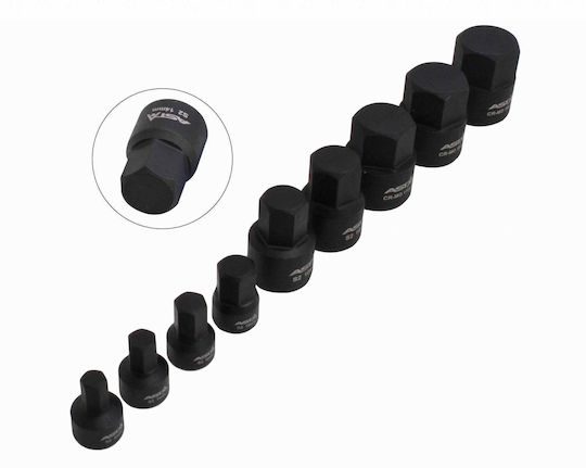 Σετ Καρυδάκια Άλλεν-allen Εξαγωνικά 1/4" 3/8" 6-19mm9τμχ