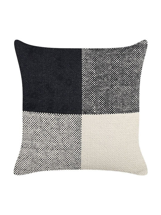 Beliani Sofa-Kissen aus 100% Baumwolle Mehrfarbig 45x45cm