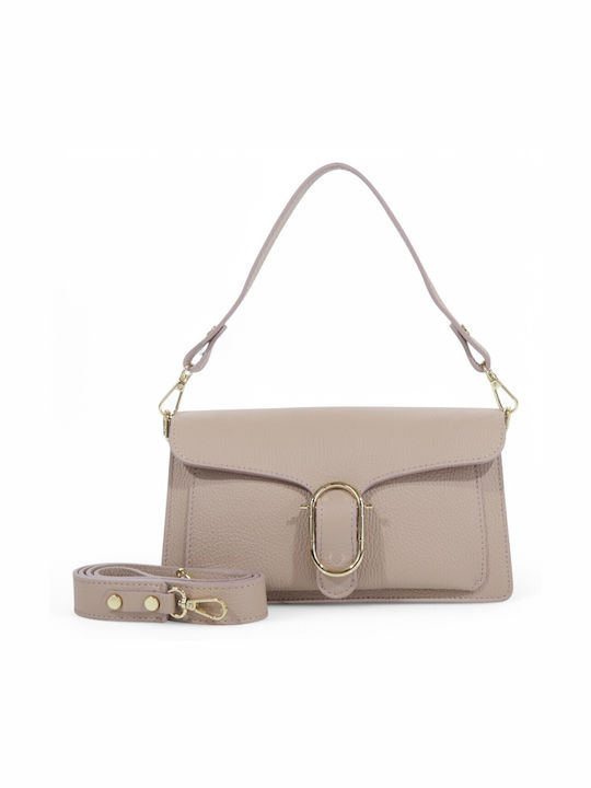 De piele Geantă de damă Crossbody Bej