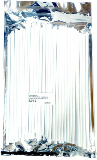 Motorcycle Spoke Spoke Covers Set 72pcs White 0124991