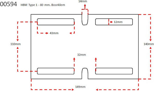 Μέγγενη Δραπάνου 100mm Hbm