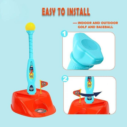 2 In 1 Interactive Golf Baseball Game 63x30x35 Cm