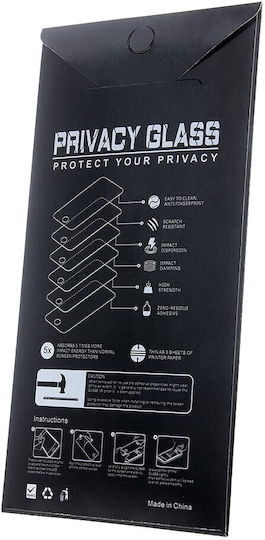 Privacy Full Face Tempered Glass Black Compatible with Xiaomi Redmi Note 12 4G Redmi Note 12 5G Poco X4 Pro 5G Poco X4 GT Redmi Note 12s