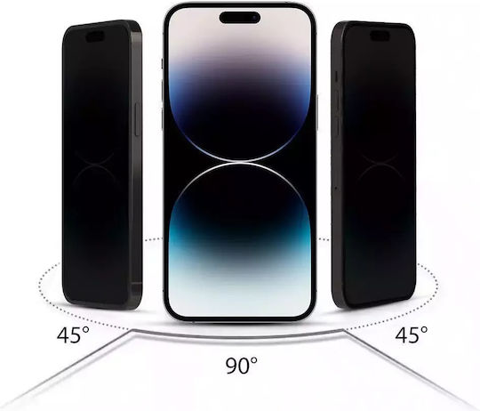Tech-Protect Glass Spy+ Privacy Tempered Glass Negru (Galaxy A36, Galaxy A56 5G)