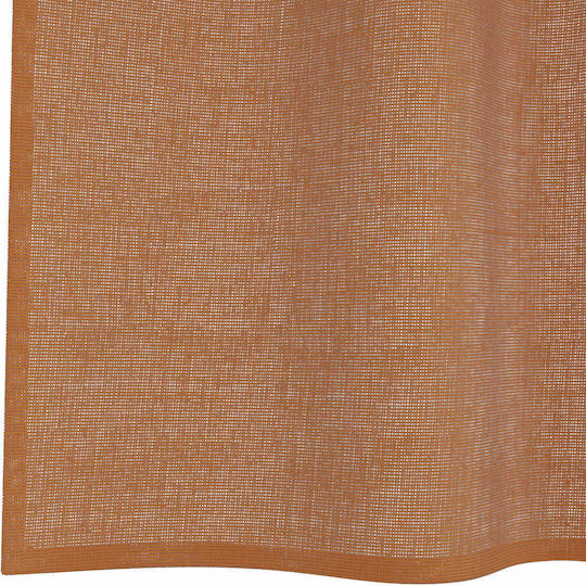 vidaXL Set Curtains with Grommets Woalo Orange 140x300cm