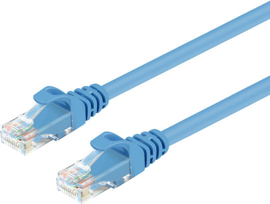 Unitek U/UTP Cat.6 (Gigabit) Καλώδιο Δικτύου Ethernet 2m Μπλε