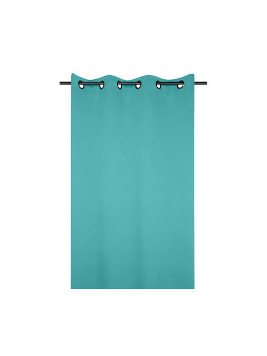 Затъмняваща Пердета с Копчета S-F Notte Celadon 140x280см