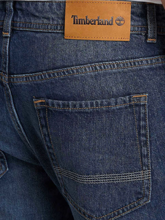 Herren Jeanshosen Cargo Slim Fit Dunkelblau