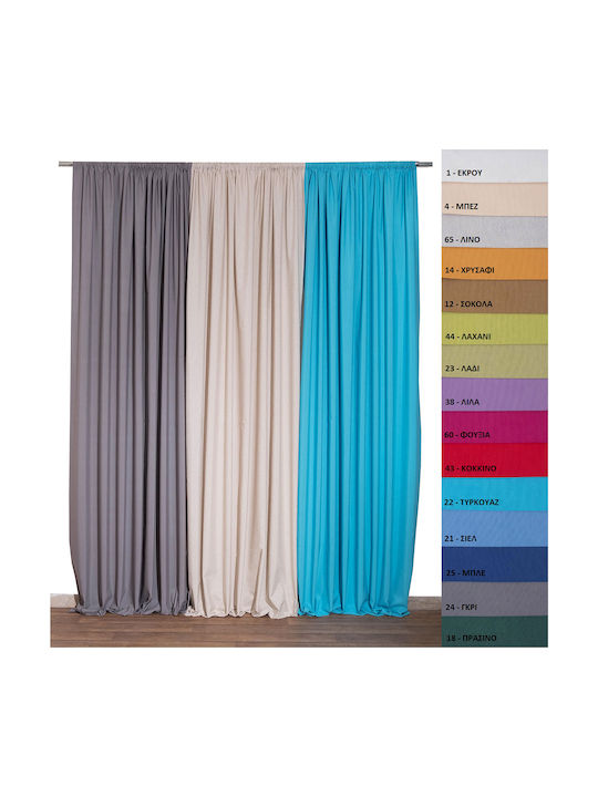 Viopros Viopros Vorhänge mit Bleistiftfalten Louneta 43 Rote 140x270cm