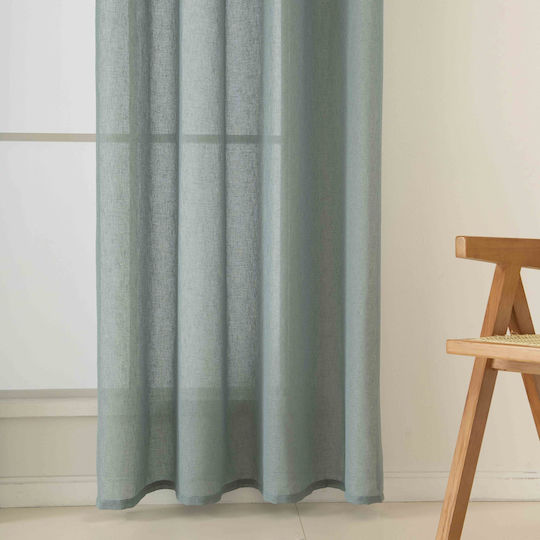 Beauty Home Perdea Cu Capse Fit Art 8447 Turcoaz 140x270cm