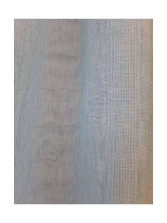 Curtain with Pencil Pleat Light Blue 270x280cm
