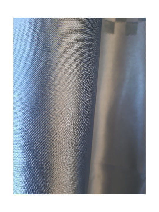 Curtain with Pencil Pleat Light Blue 270x280cm