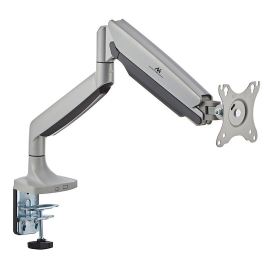 Maclean Energy Stand Desk Mounted Monitor up to 45" with Arm (MC-969)