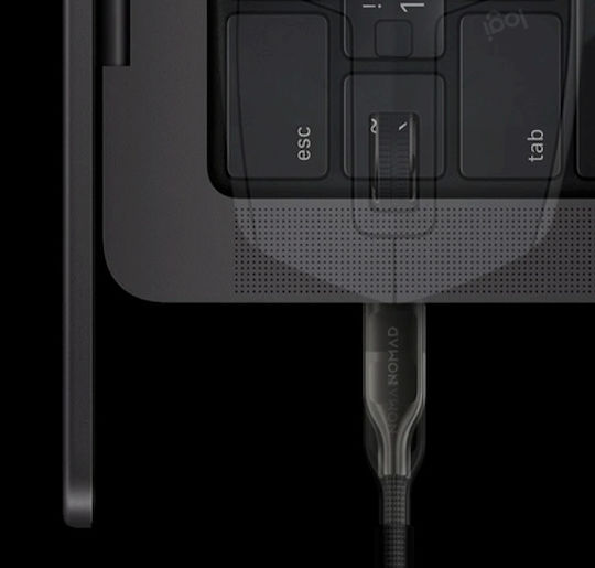 Nomad Kevlar Regular USB 2.0 Cablu USB-C bărbătesc - USB-C 240W Negru 1.5m
