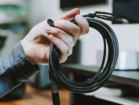 Nomad Kevlar Regular USB 2.0 Cablu USB-C bărbătesc - USB-C 240W Negru 1.5m