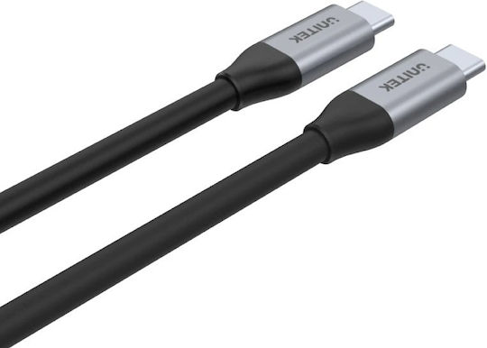 Unitek USB 3.2 Video Cable USB-C male - USB-C 100W Γκρι 2m C14091ABK