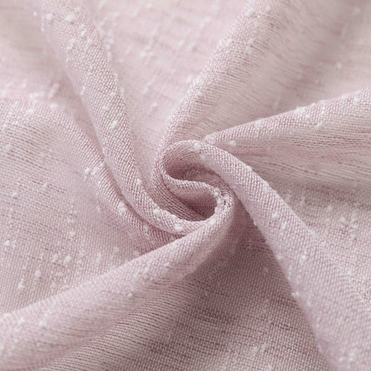 My Home Luxury Curtain with Grommet A6023-27 Pink 270x290cm
