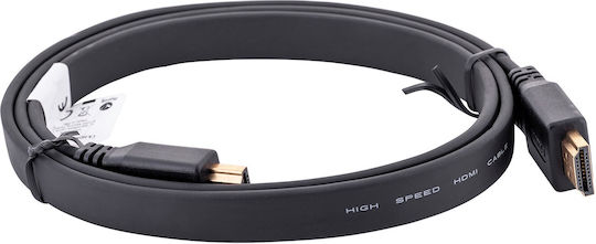 Lanberg HDMI 1.4 High Speed 1080p 120Hz Cable HDMI Male - HDMI Male 1m Black