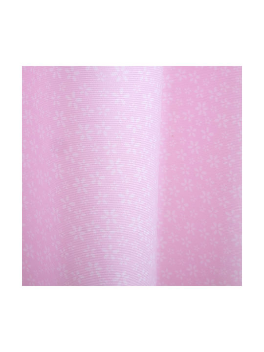 Viopros Perdea Cu Coafură Fiore Roz 140x270cm