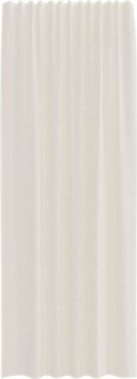 vidaXL Σετ Κουρτίνες με Τρέσα Voile Μπεζ 140x260εκ.