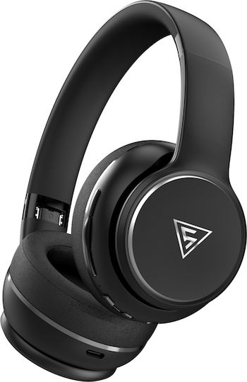 Doqaus Design 3 Fără fir / Cu fir Over Ear Căști cu 65 ore de Funcționare Negre