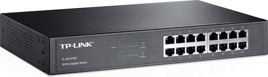 TP-LINK TL-SG1016D v12 Unmanaged L2 Switch με 16 Θύρες Ethernet