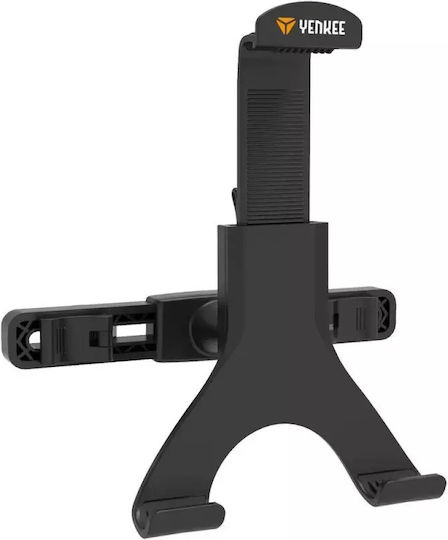 Yenkee Βάση Κινητού Αυτοκινήτου Universal Headrest Holder με Ρυθμιζόμενα Άγκιστρα