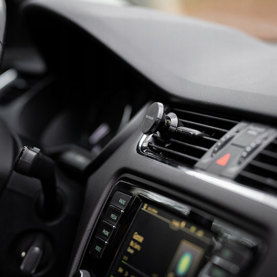 Spacecase Sc02 Magnetic Air Vent Car Holder - Магнитен държач за мобилни телефони / смартфони във вентилационната система на автомобила - черен (5905123421532) 118778