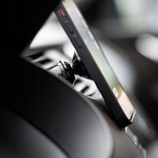 Spacecase Sc02 Magnetic Air Vent Car Holder - Магнитен държач за мобилни телефони / смартфони във вентилационната система на автомобила - черен (5905123421532) 118778