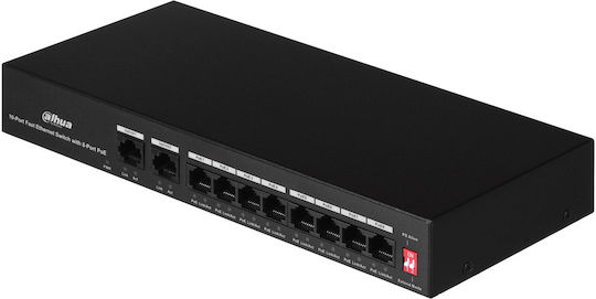 Dahua Unmanaged L2 PoE+ Switch with 10 Ethernet Ports