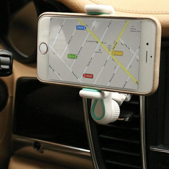 Usams Mount Car Mobile Mount with Adjustable Hooks White