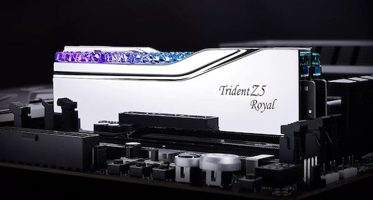 G.Skill Trident Z5 Royal XMP 48GB DDR5 RAM с 2 модула (2x24GB) и Скорост 8000 за Настолен Компютър