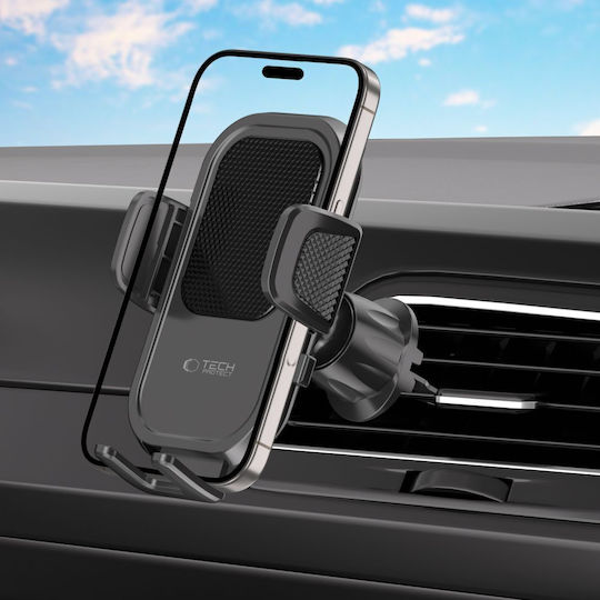 Tech-Protect Suport Auto pentru Telefon cu cârlige reglabile Neagră