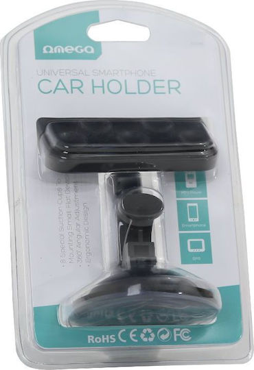 Omega Smart Spider Handyhalterung Auto mit Anti-Rutsch-Oberfläche Schwarz