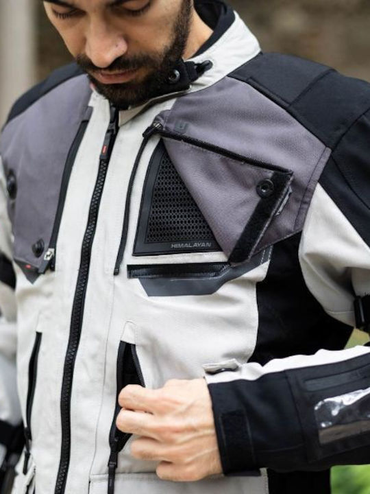 Nordcode Himalayan Men's Motorcycle Jacket 4 Seasons Waterproof Black