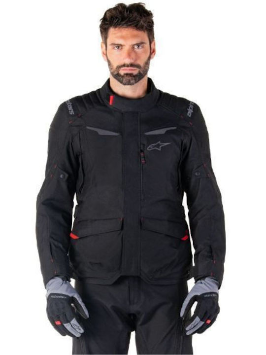 Alpinestars ST-1 Ανδρικό Μπουφάν Μηχανής 4 Εποχών Αδιάβροχο Μαύρο